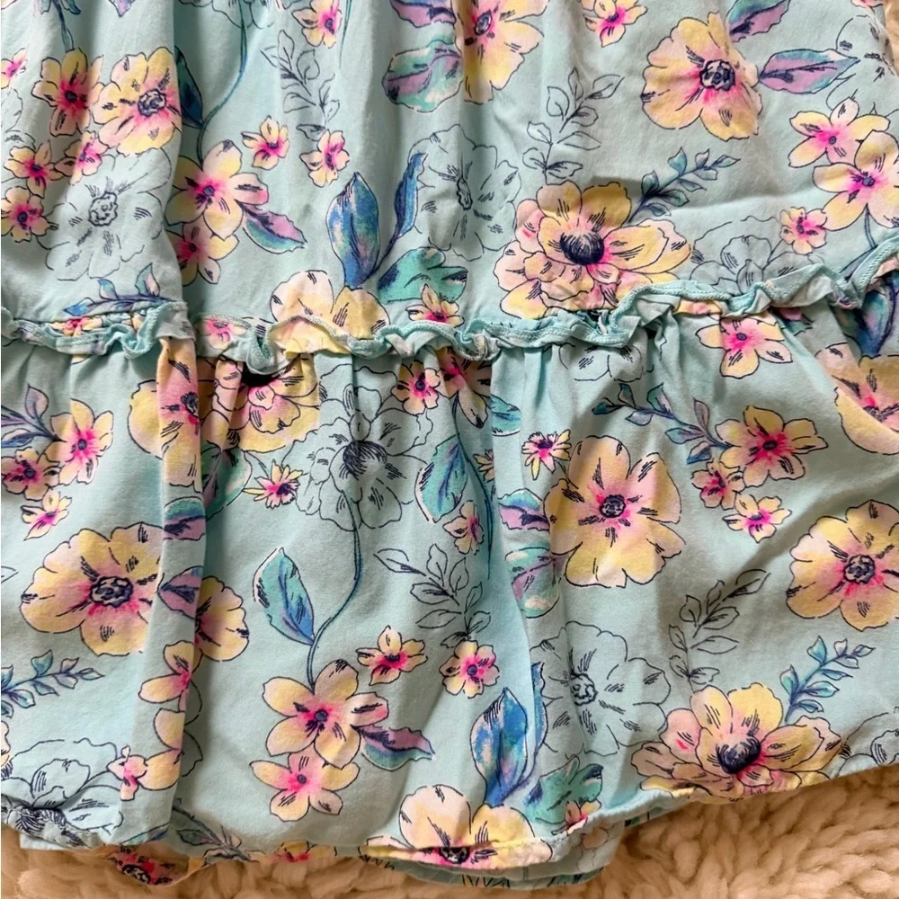OshKosh B'gosh Light Blue Floral Dress